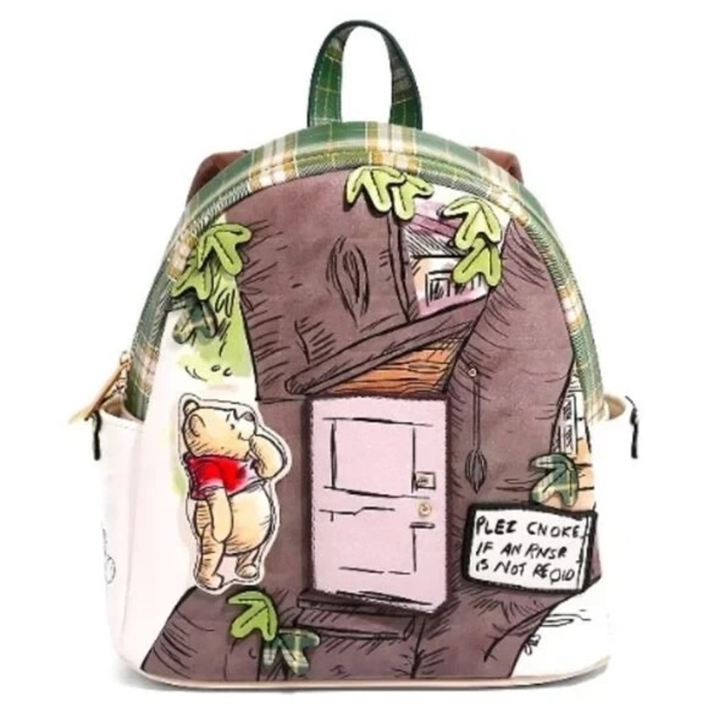 Danielle Nicole Disney Winnie the Pooh Owl's House Figural Mini‎ Backpack